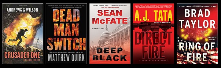 Book Spy Best Military Thrillers 2017