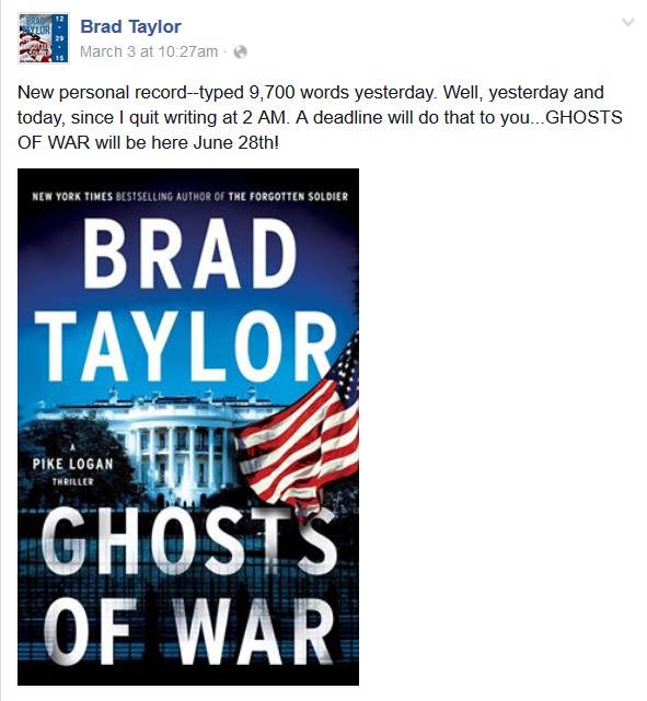 Brad Taylor Facebook post 3